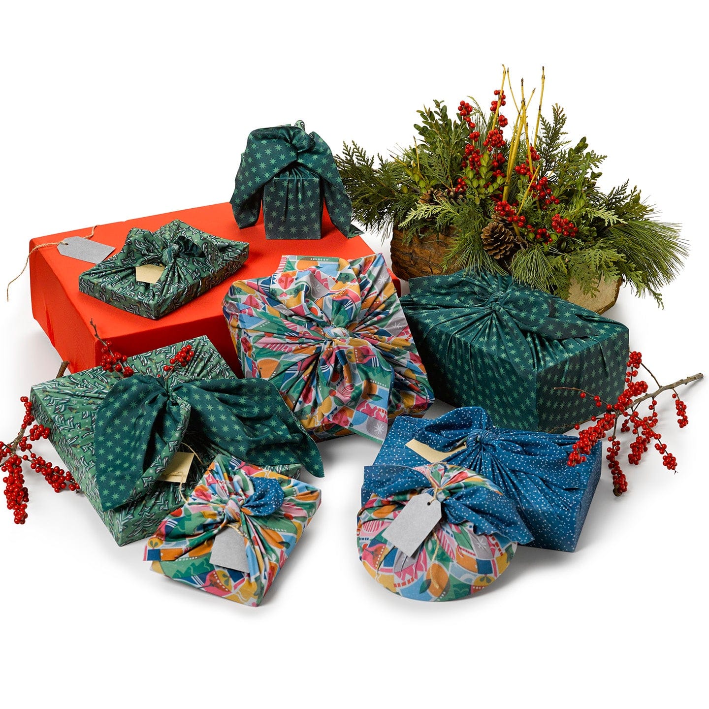 Furoshiki Fabric Gift Wrap 2 pack